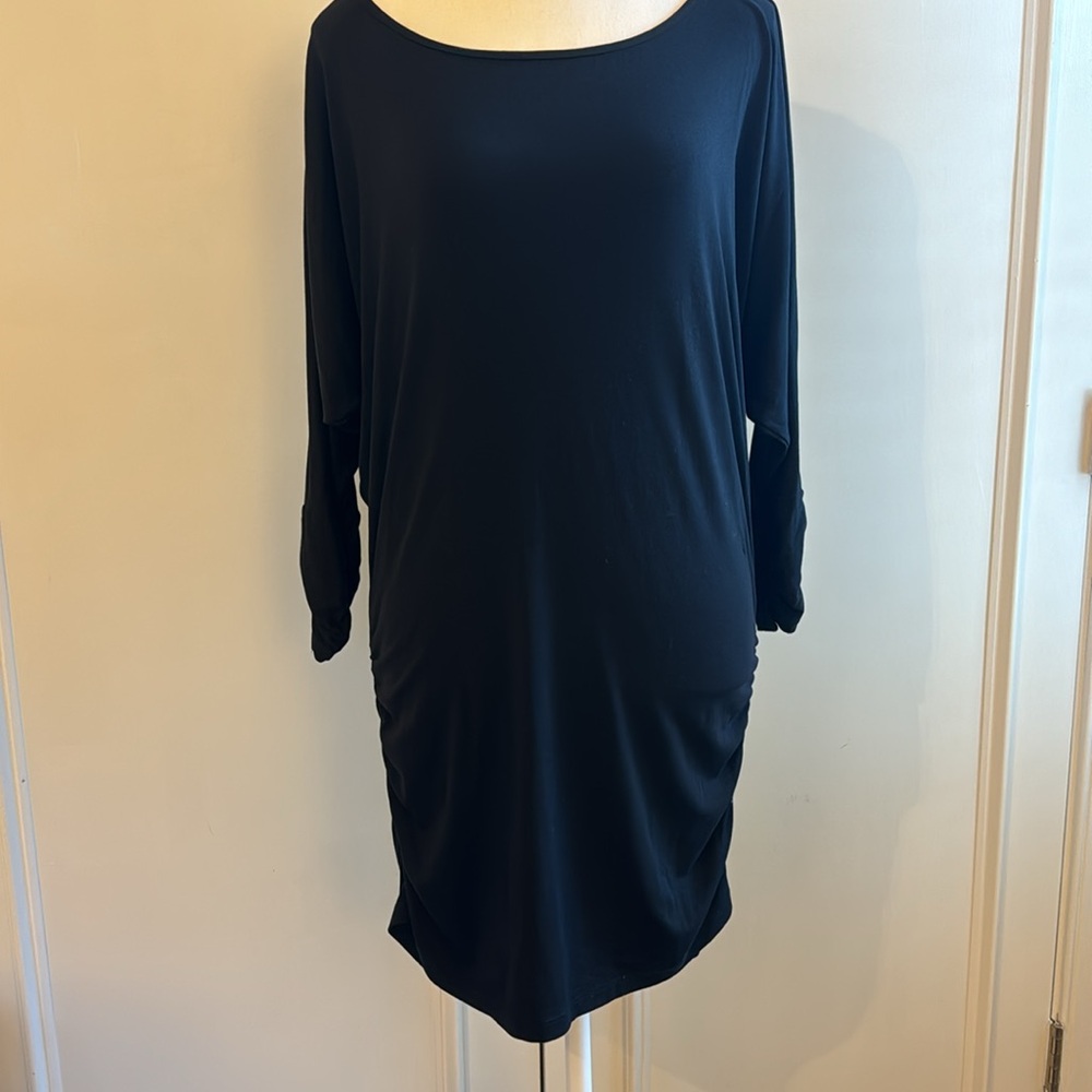 Susana Monaco long dolman sleeve stretch midi dress